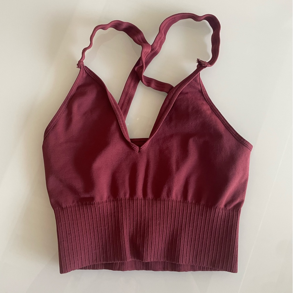 Good Karma Crop Tank, seamless active bra top